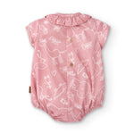 Pelele de bebé rosa Cocote & Charanga VERANO/Outlet