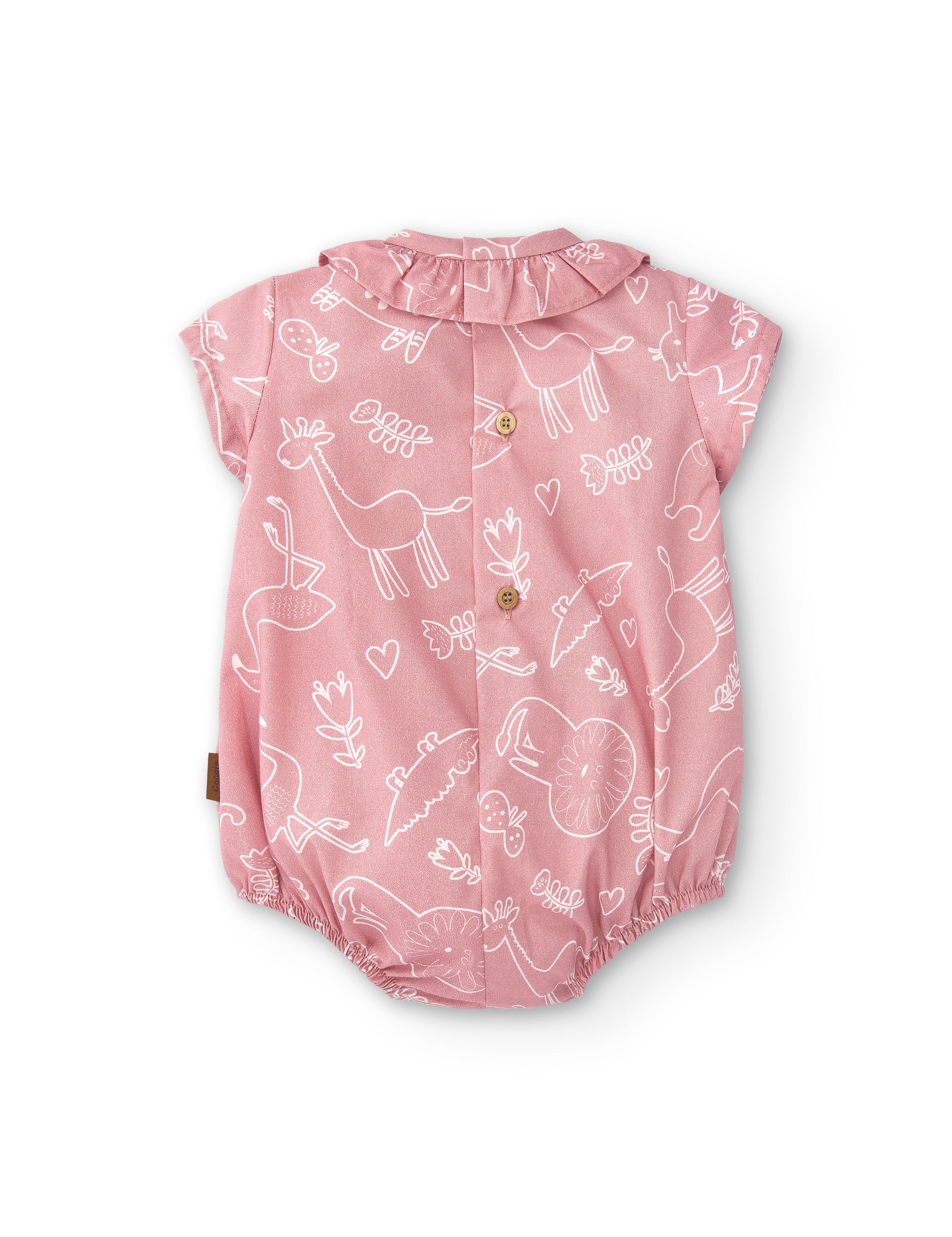 Pelele de bebé rosa Cocote & Charanga VERANO/Outlet