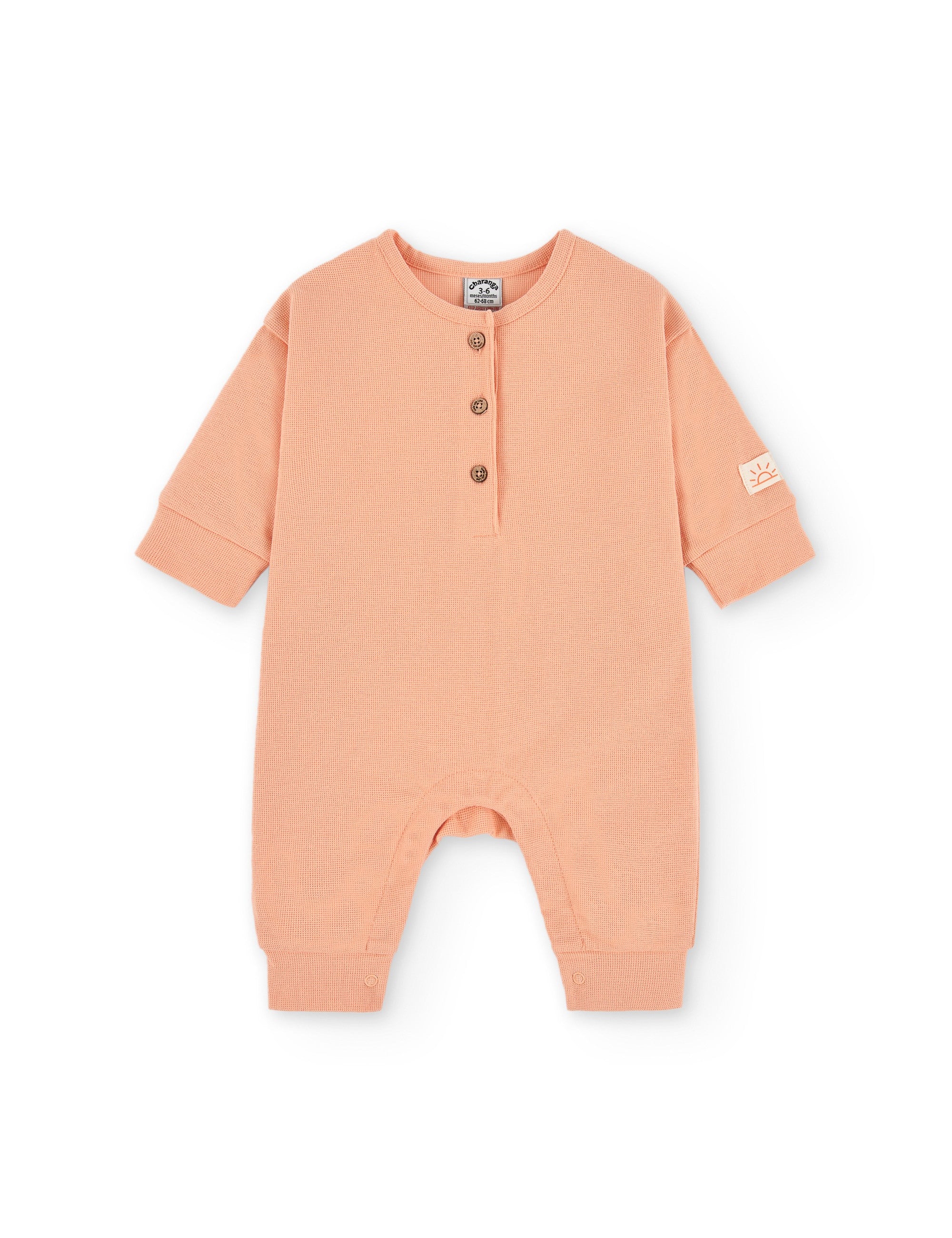 Pelele de recién nacido naranja VERANO/Charanga