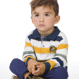 Polo de bebé a rayas Charanga