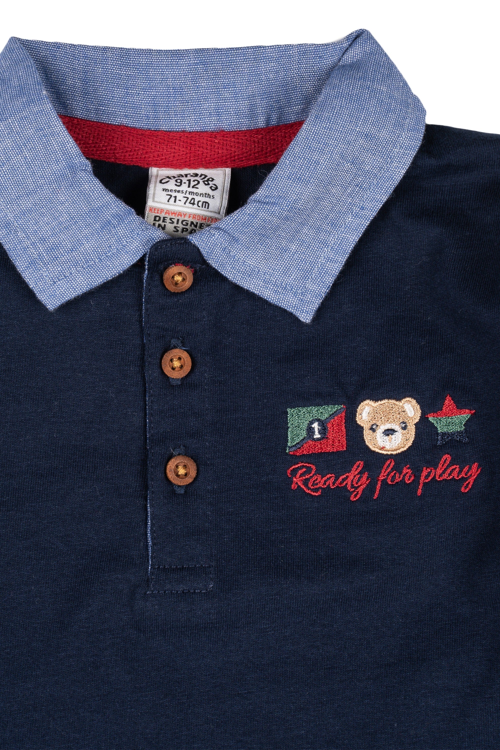 Polo de bebé marino Charanga