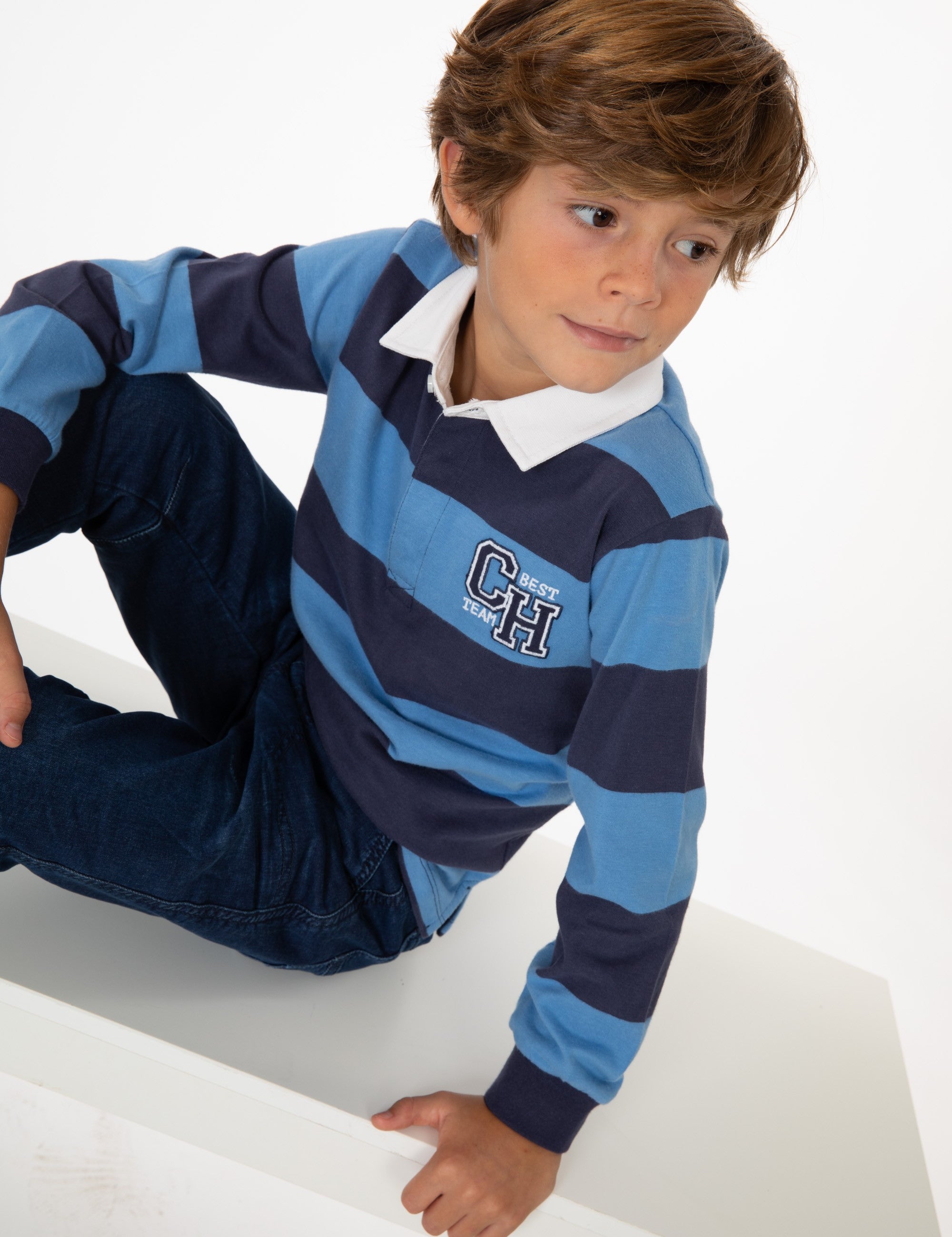 Polo de niño azul CHG Charanga