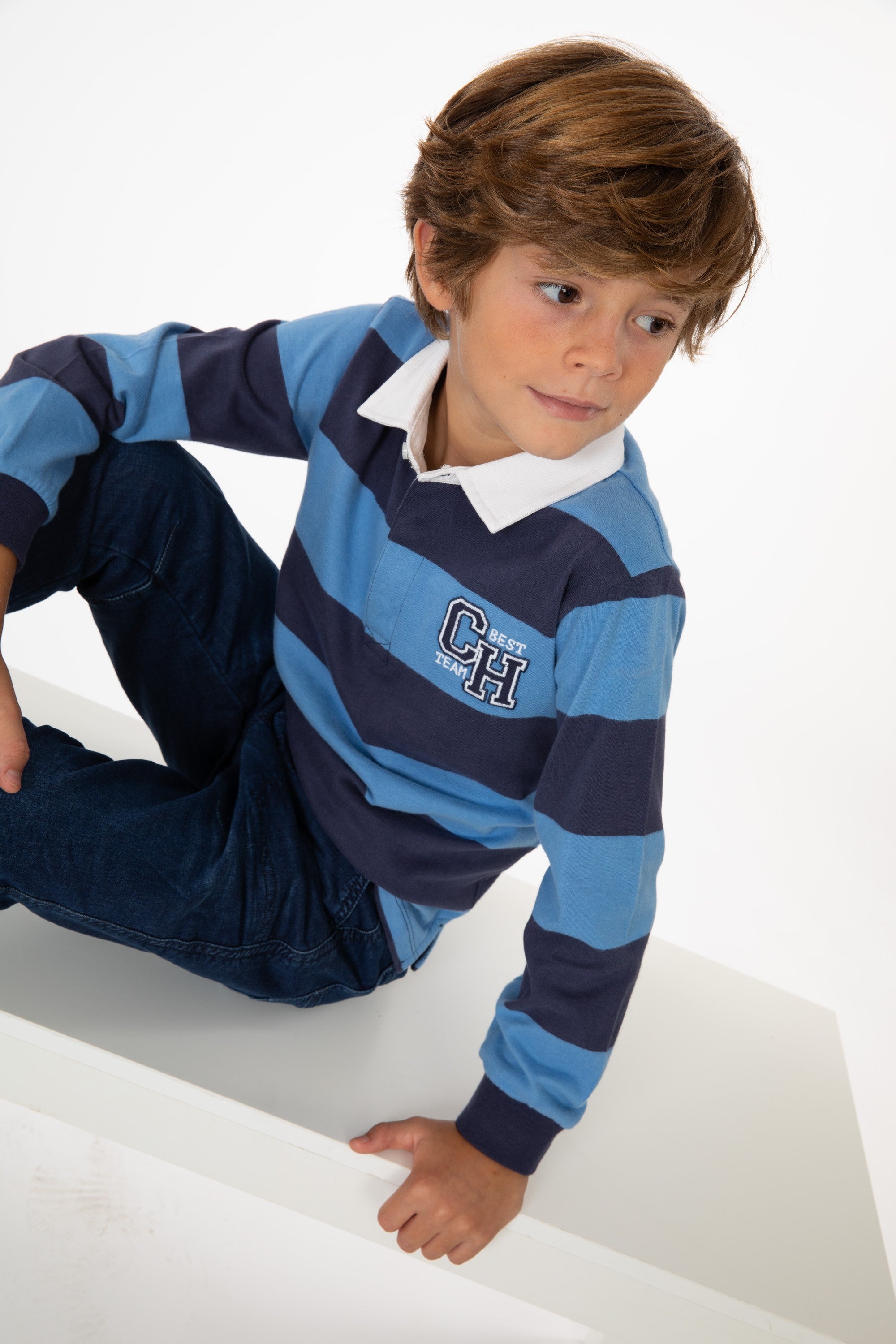 Polo de niño azul CHG Charanga