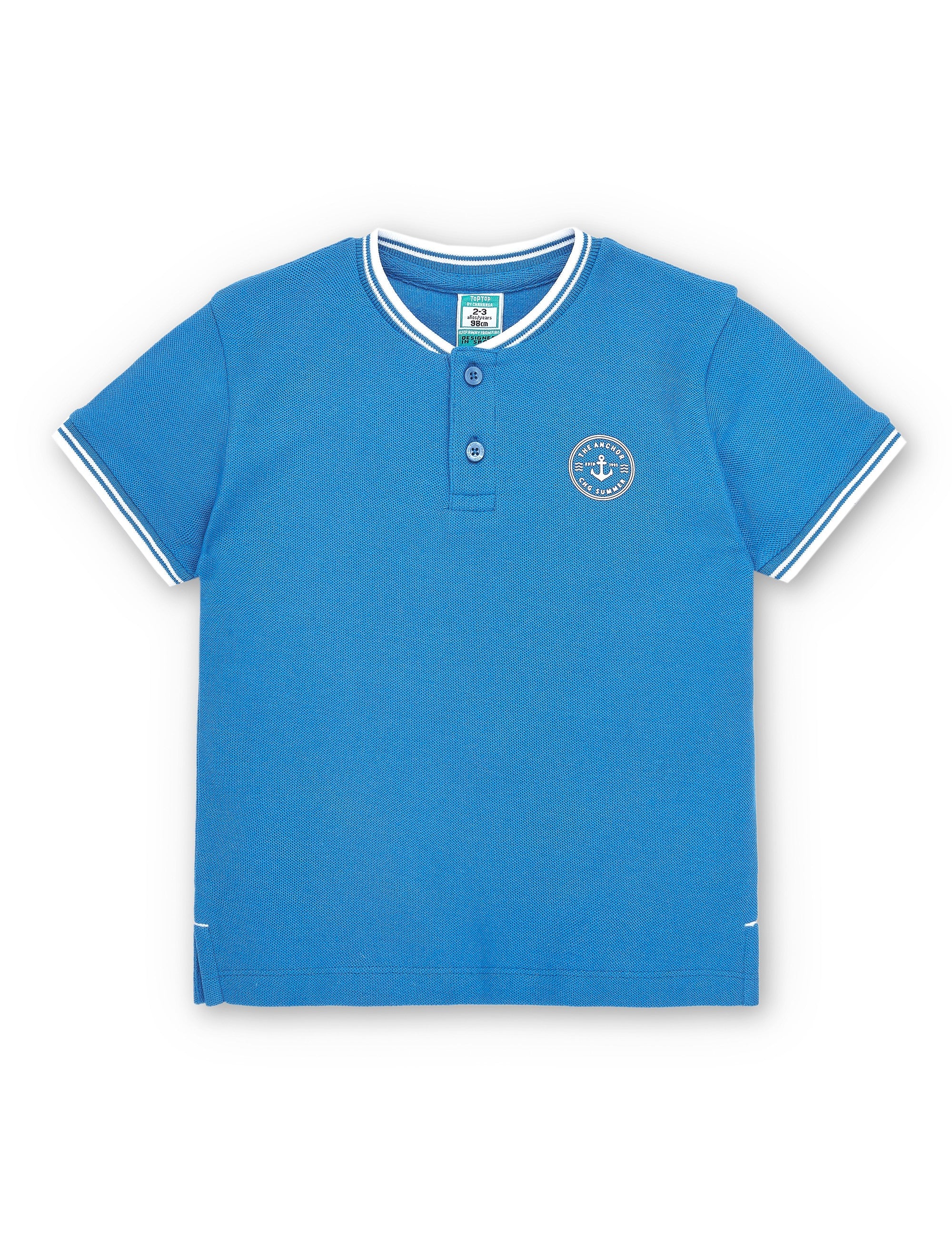 Polo de niño azulon VERANO/Charanga