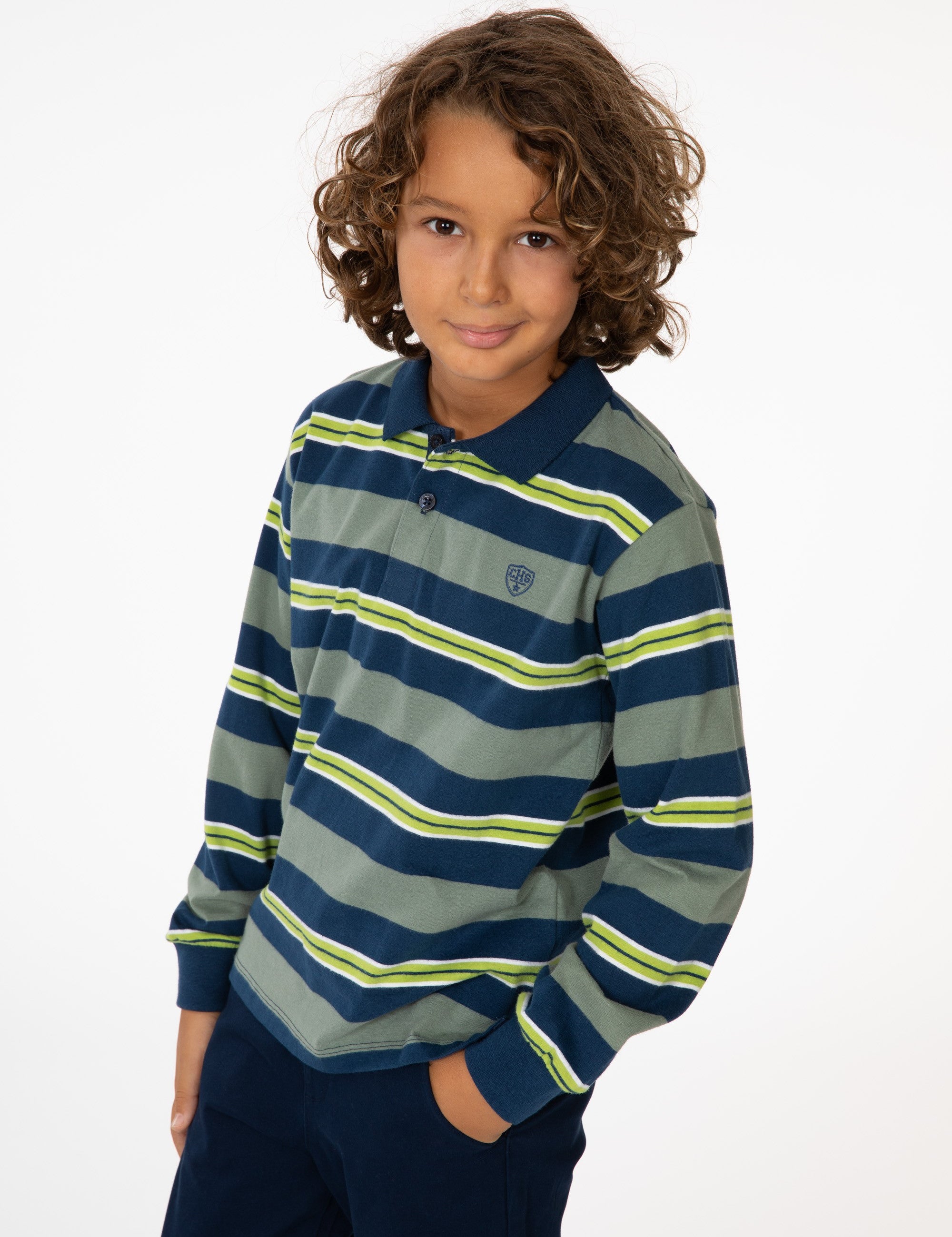 Polo de niño kaki Charanga