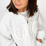 Sudadera abierta de NIÑA gris CHG Charanga