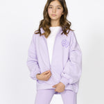 Sudadera de niña morado VERANO/Charanga
