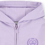 Sudadera de niña morado VERANO/Charanga