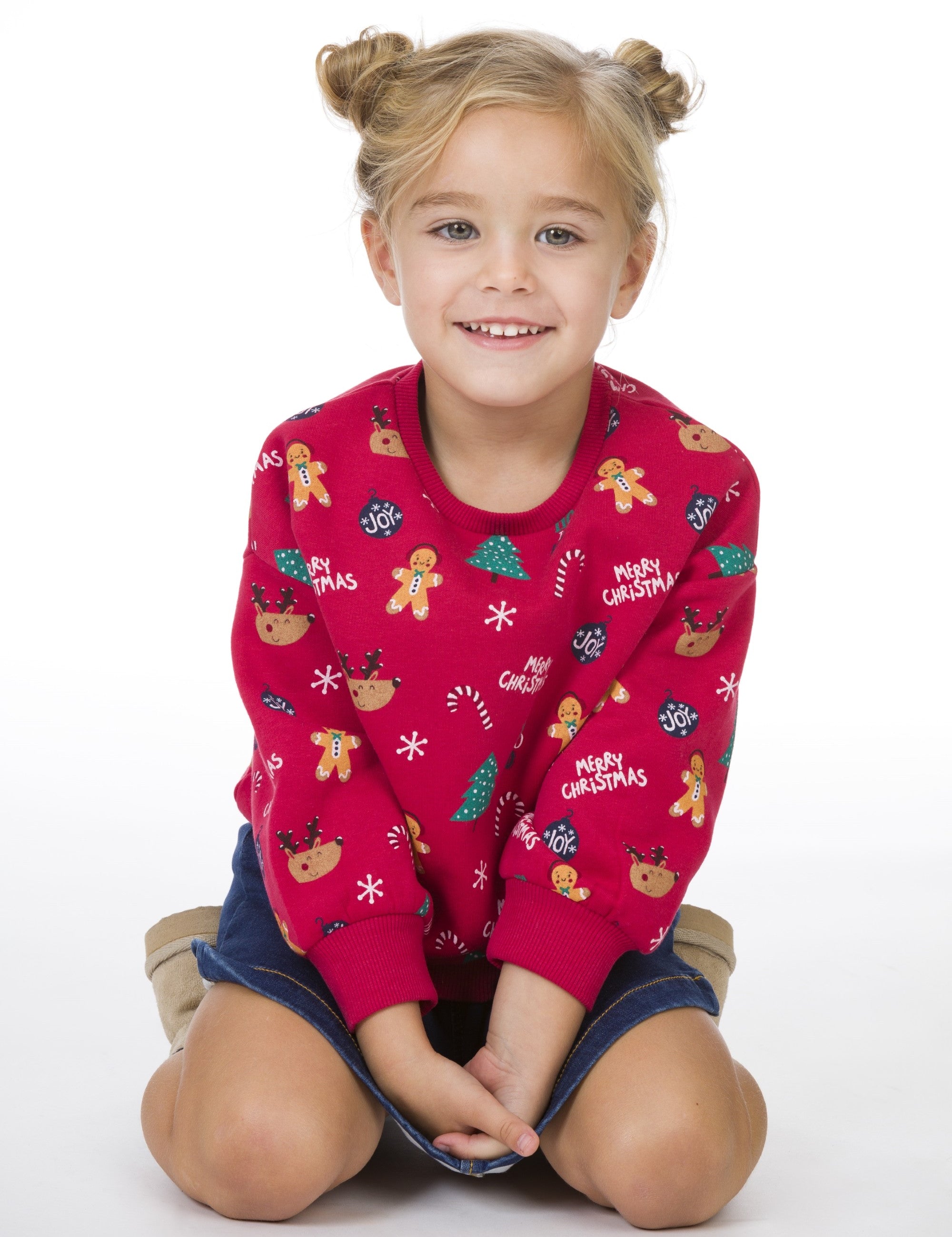 Sudadera de bebé con estampado navideño Charanga