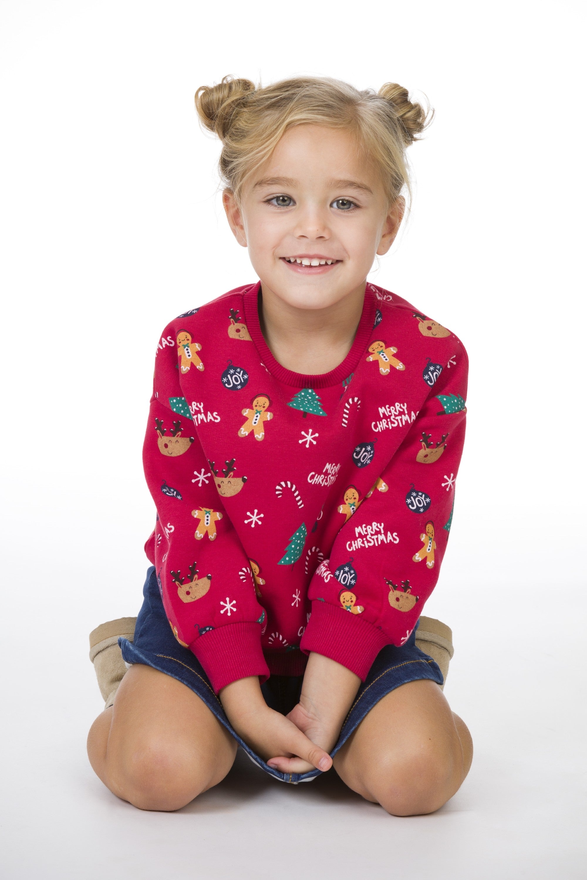 Sudadera de bebé con estampado navideño Charanga