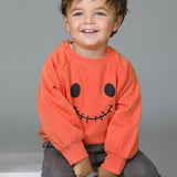 Sudadera de bebé naranja calabaza Charanga
