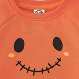 Sudadera de bebé naranja calabaza Charanga