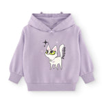Sudadera de niña en color morado kitty Charanga