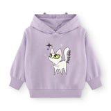 Sudadera de niña en color morado kitty Charanga