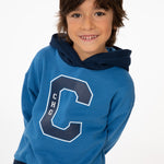 Sudadera cerrada de niño azul CHG Charanga