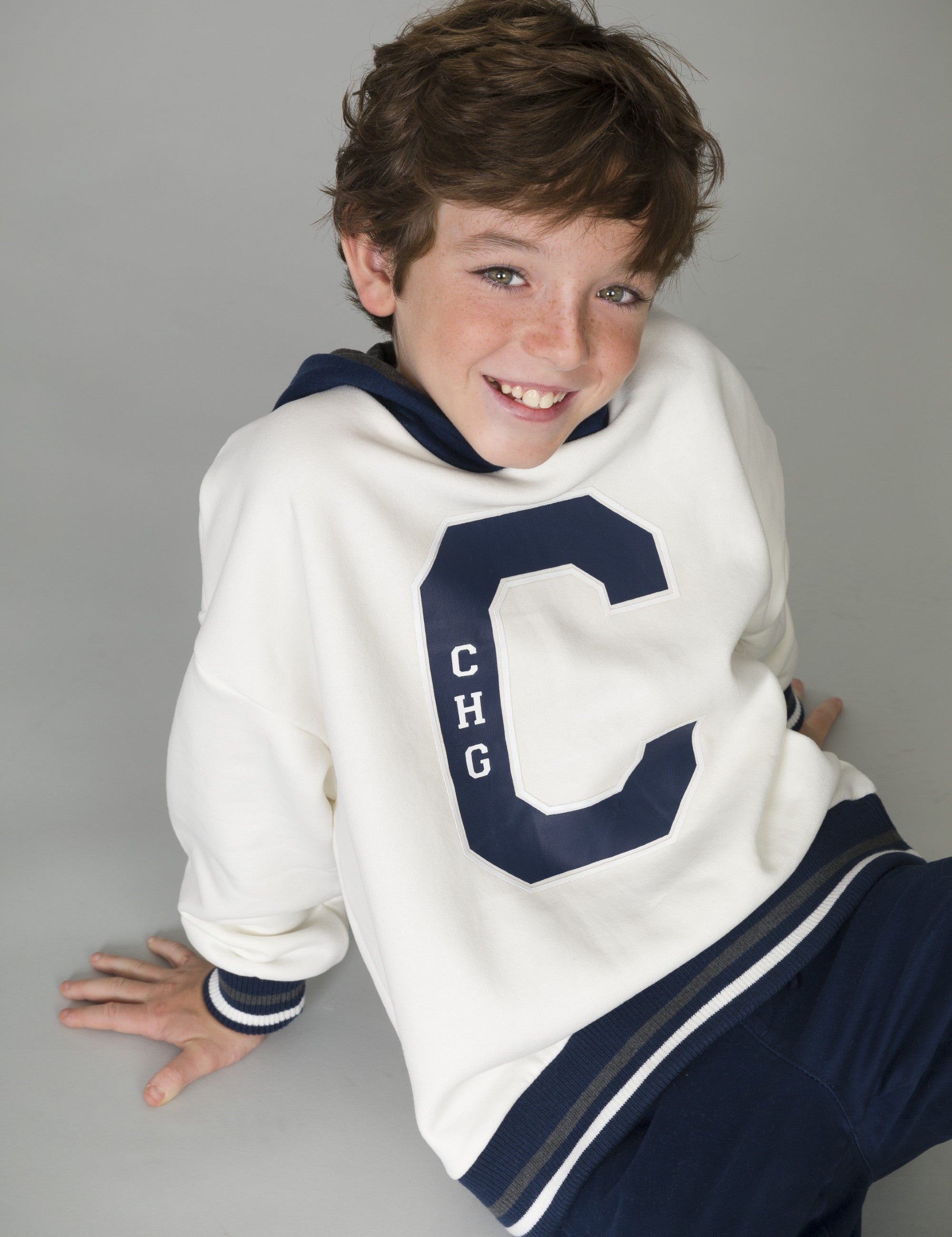 Sudadera cerrada de niño crudo CHG Charanga