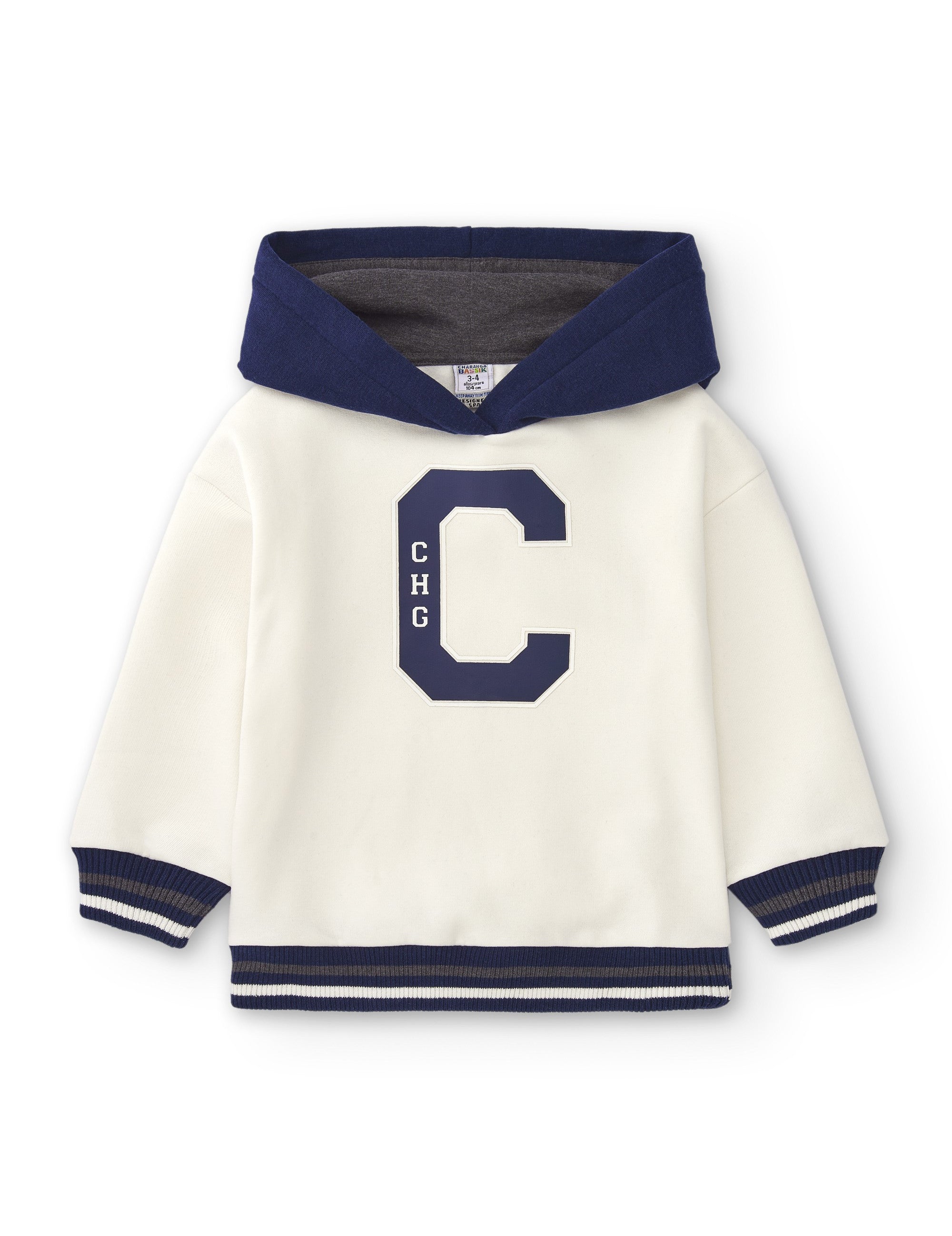 Sudadera cerrada de niño crudo CHG Charanga