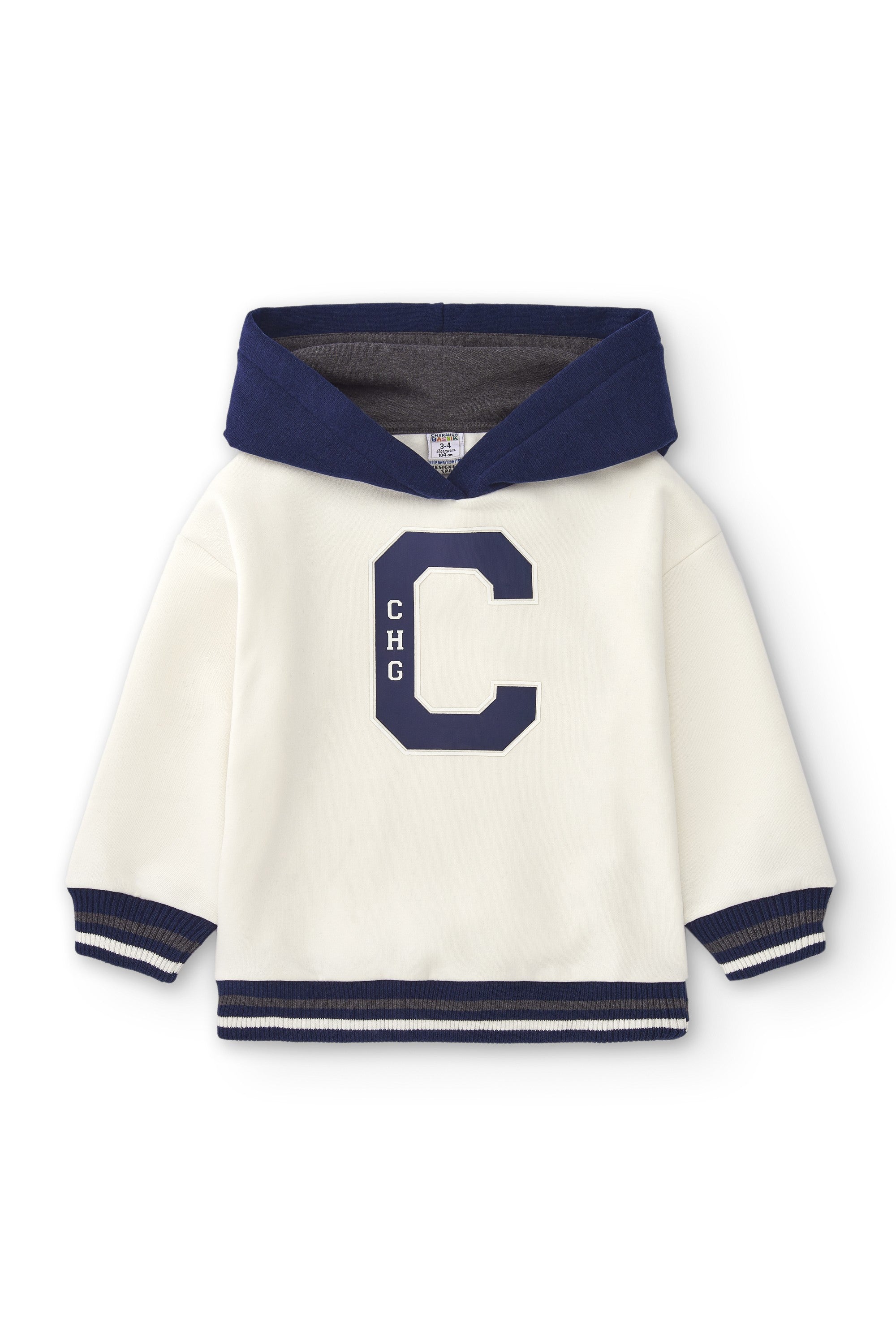 Sudadera cerrada de niño crudo CHG Charanga