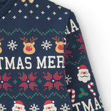 Sudadera cerrada de niño estampado navideño Charanga