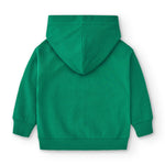 Sudadera cerrada de niño verde Charanga