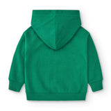 Sudadera cerrada de niño verde Charanga