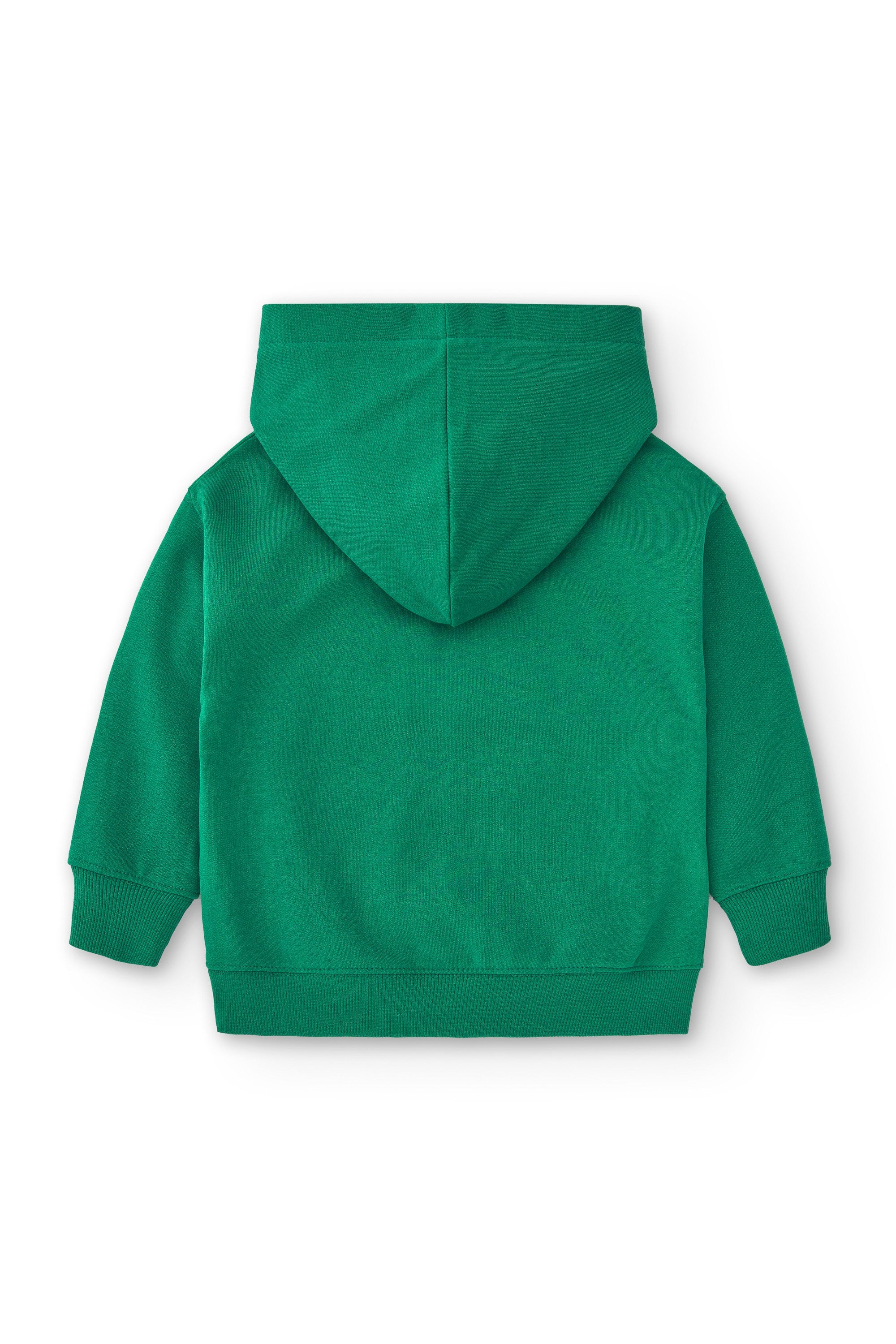 Sudadera cerrada de niño verde Charanga
