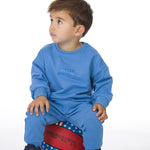 Sudadera de bebé azul Smile Charanga
