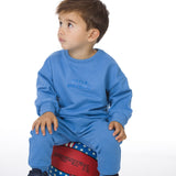 Sudadera de bebé azul Smile Charanga