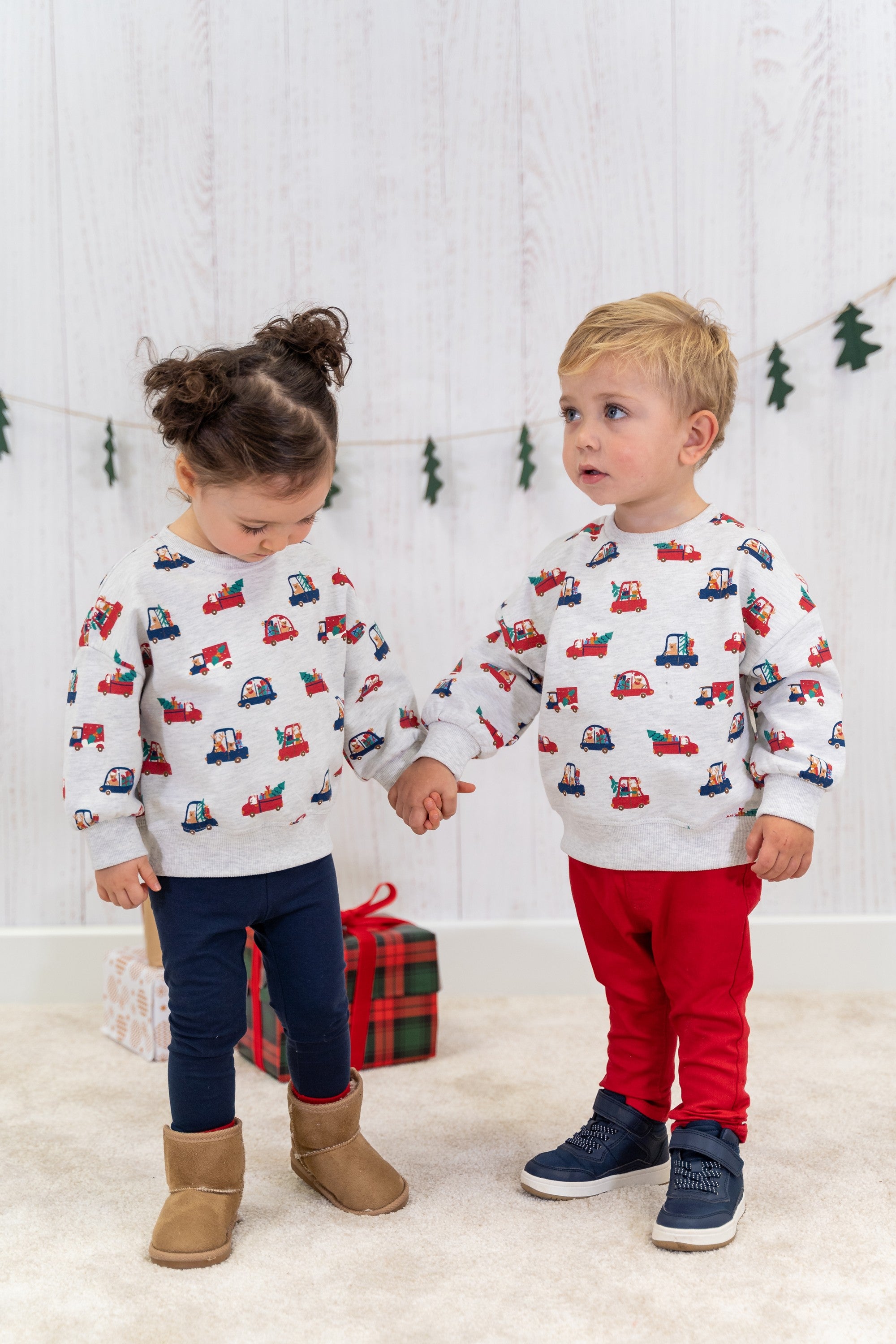 Sudadera de bebé estampado navideño Outlet