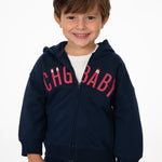 Sudadera de bebé marino con capucha Charanga