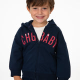 Sudadera de bebé marino con capucha Charanga