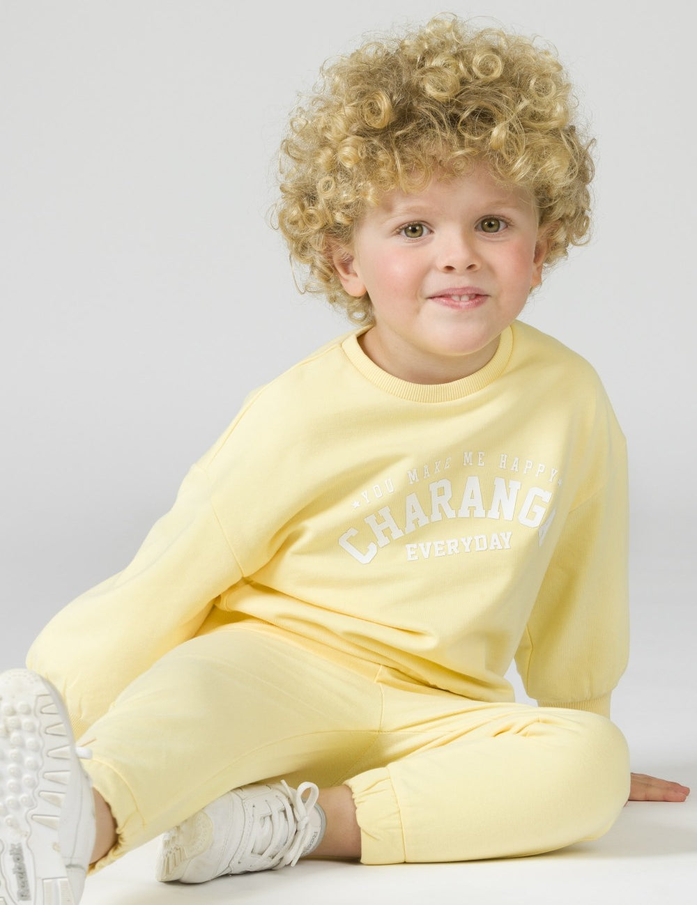 Sudadera de bebé mostaza VERANO/Charanga