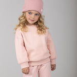 Sudadera de bebé rosa Smile Charanga