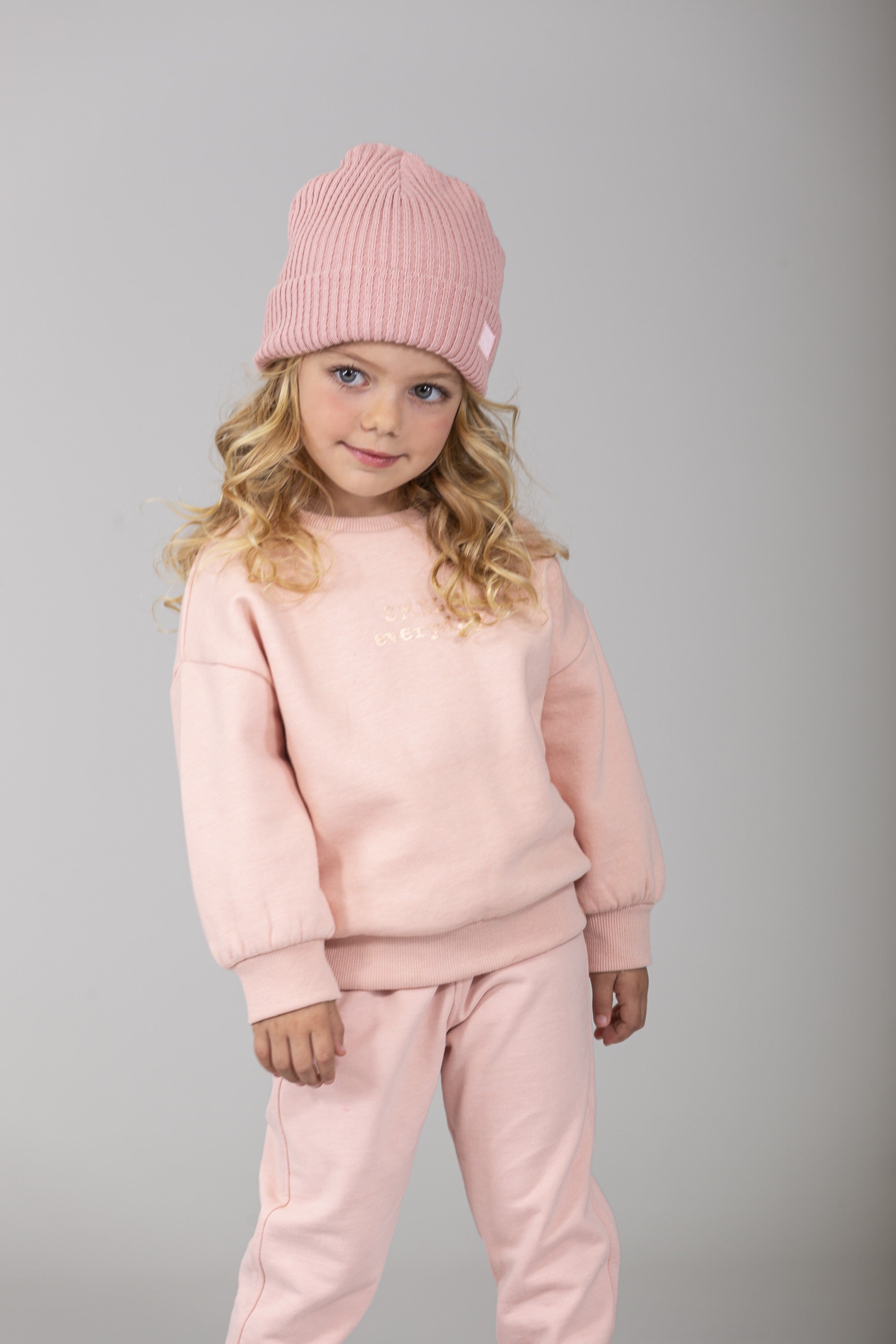 Sudadera de bebé rosa Smile Charanga