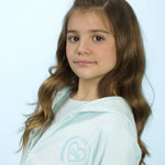 Sudadera de niña aguamarina VERANO/Charanga