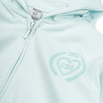 Sudadera de niña aguamarina VERANO/Charanga