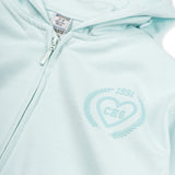 Sudadera de niña aguamarina VERANO/Charanga