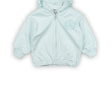 Sudadera de niña aguamarina VERANO/Charanga
