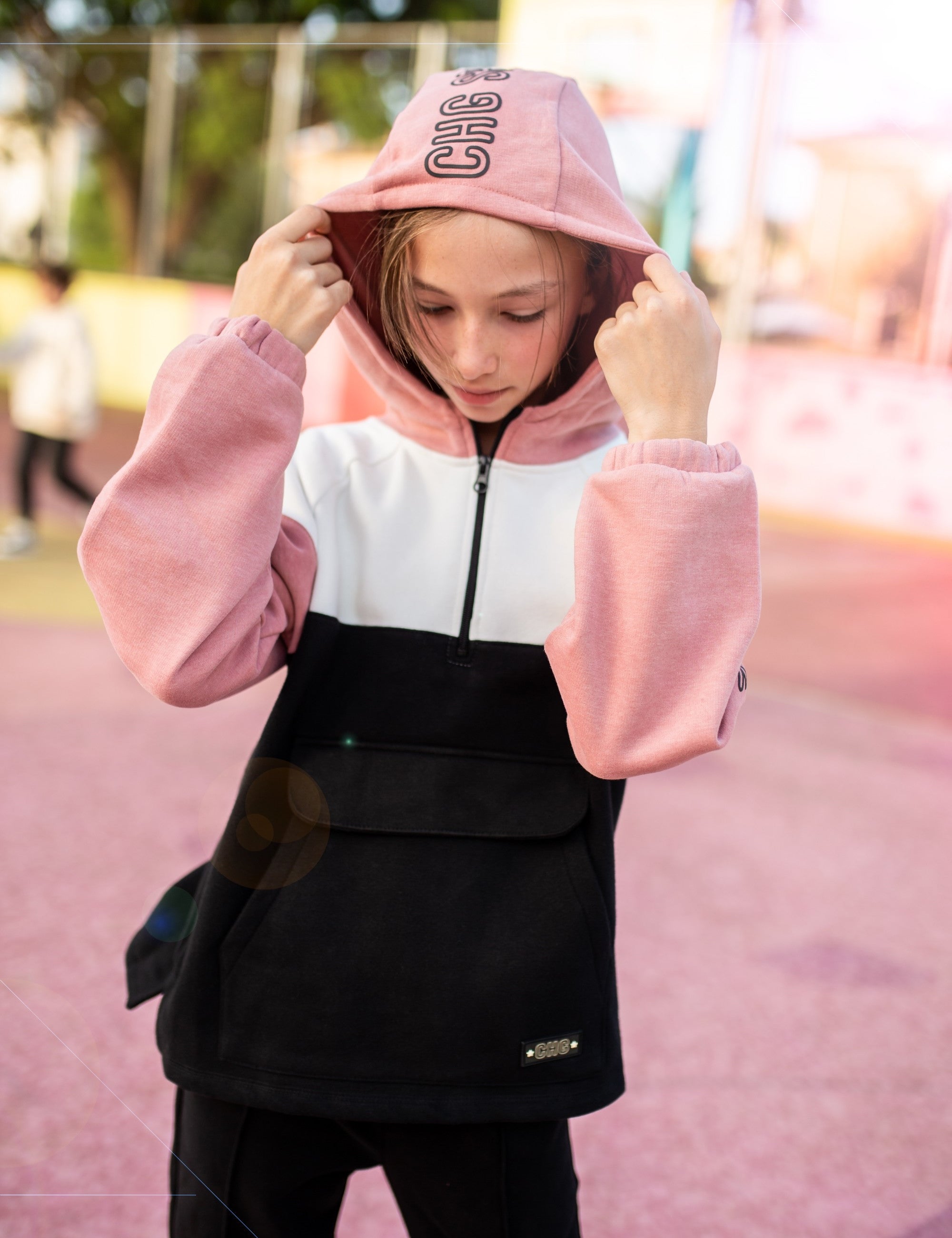 Sudadera de niña multicolor CHG Outlet