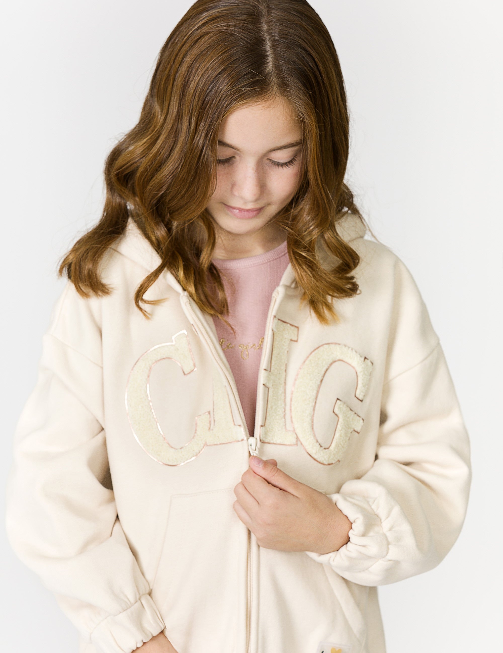 Sudadera de NIÑA piedra CHG Charanga