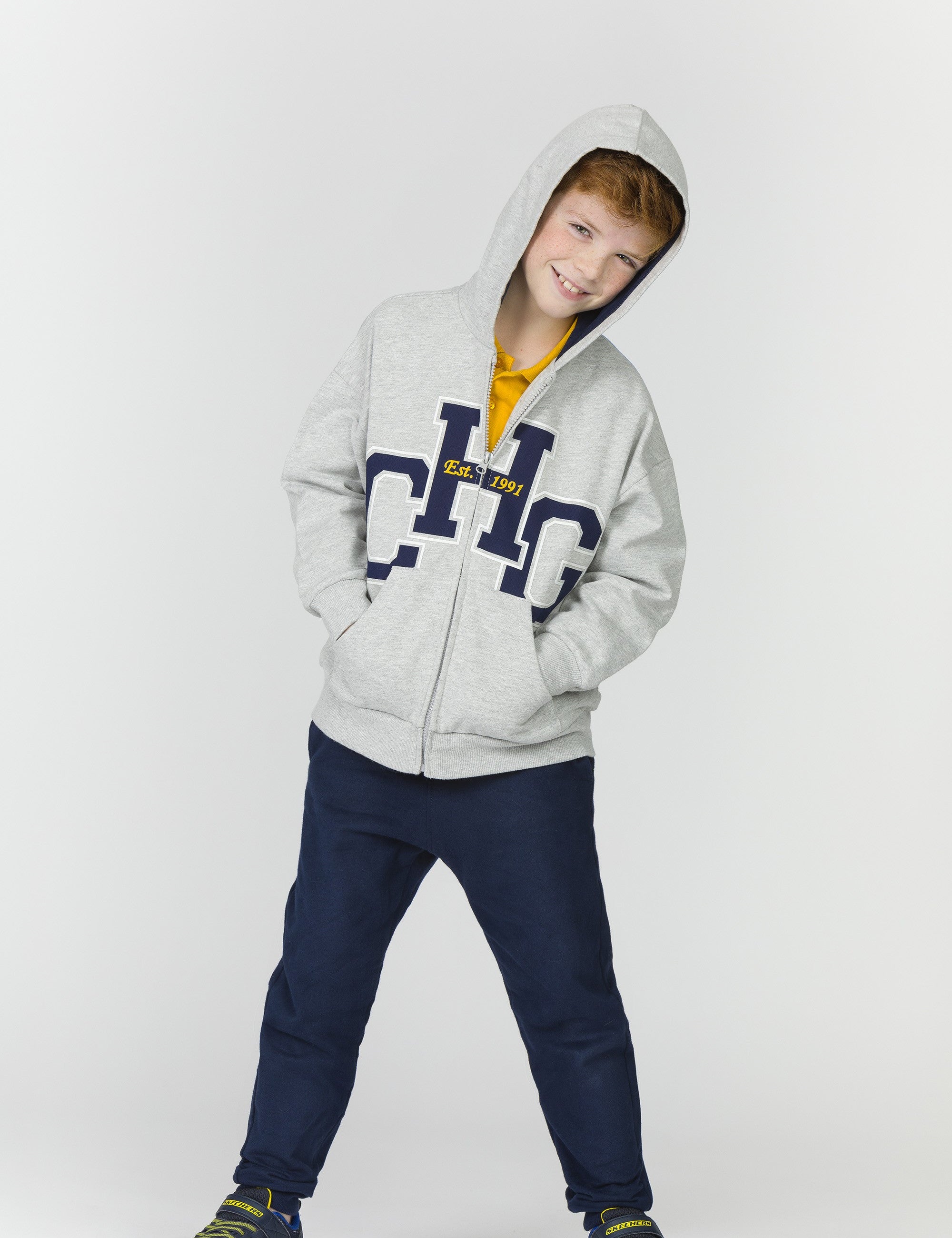 Sudadera de NIÑO gris CHG Charanga