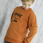 Sudadera de NIÑO marrón Look Outlet