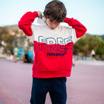 Sudadera de NIÑO rojo Free Outlet