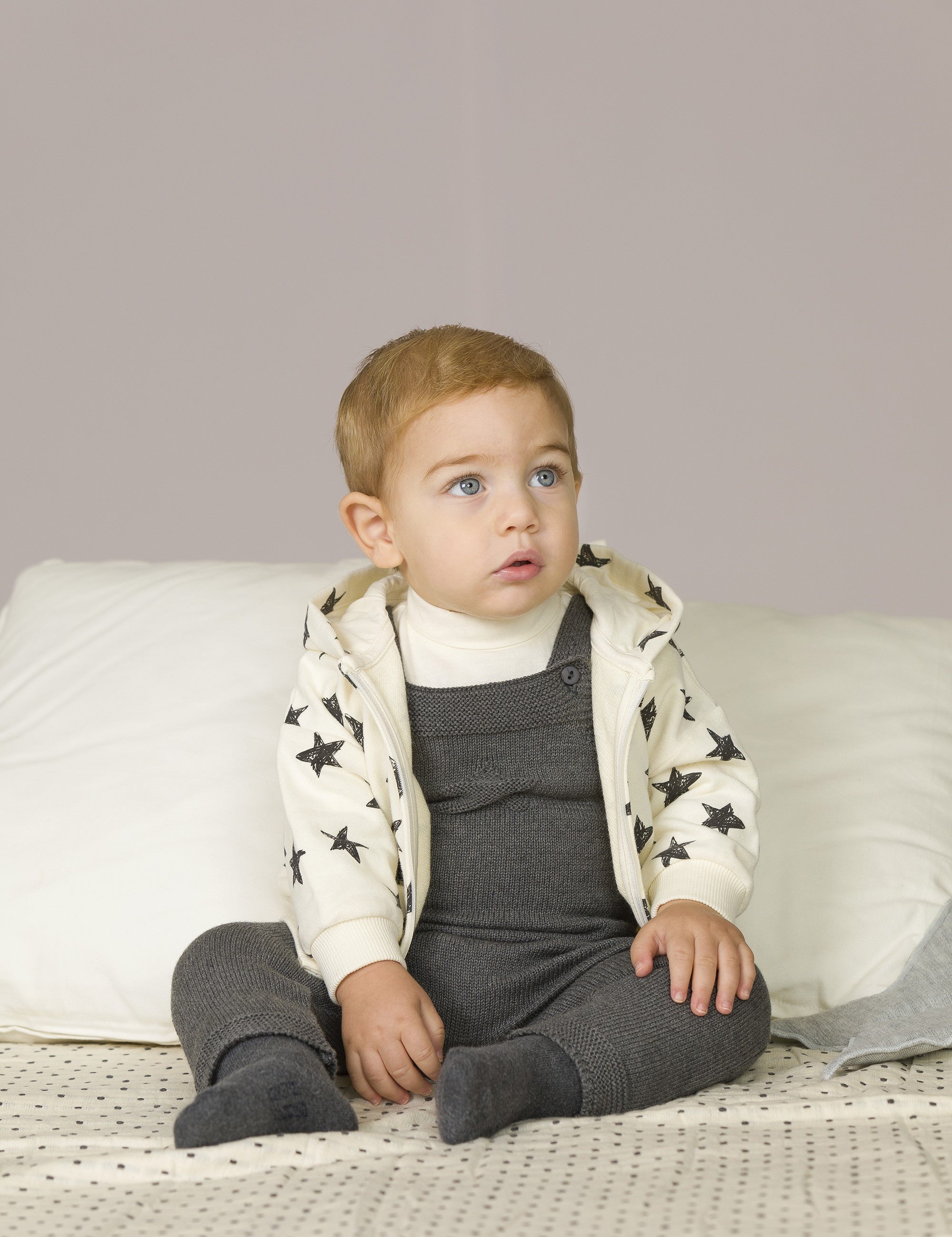 Sudadera de recién nacido multicolor estrellas Outlet