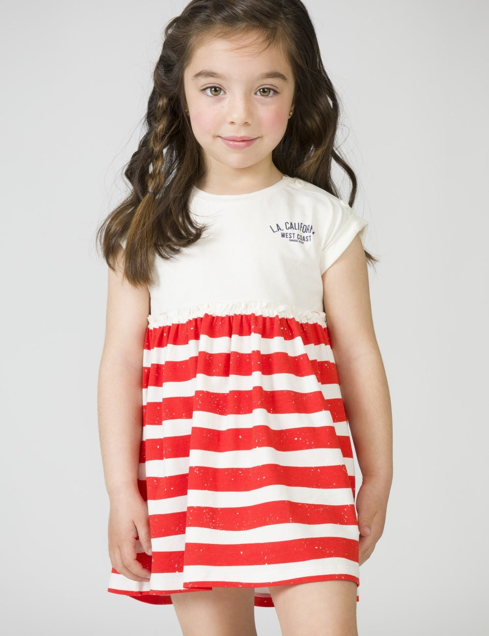 Vestido de bebé listado VERANO/Charanga