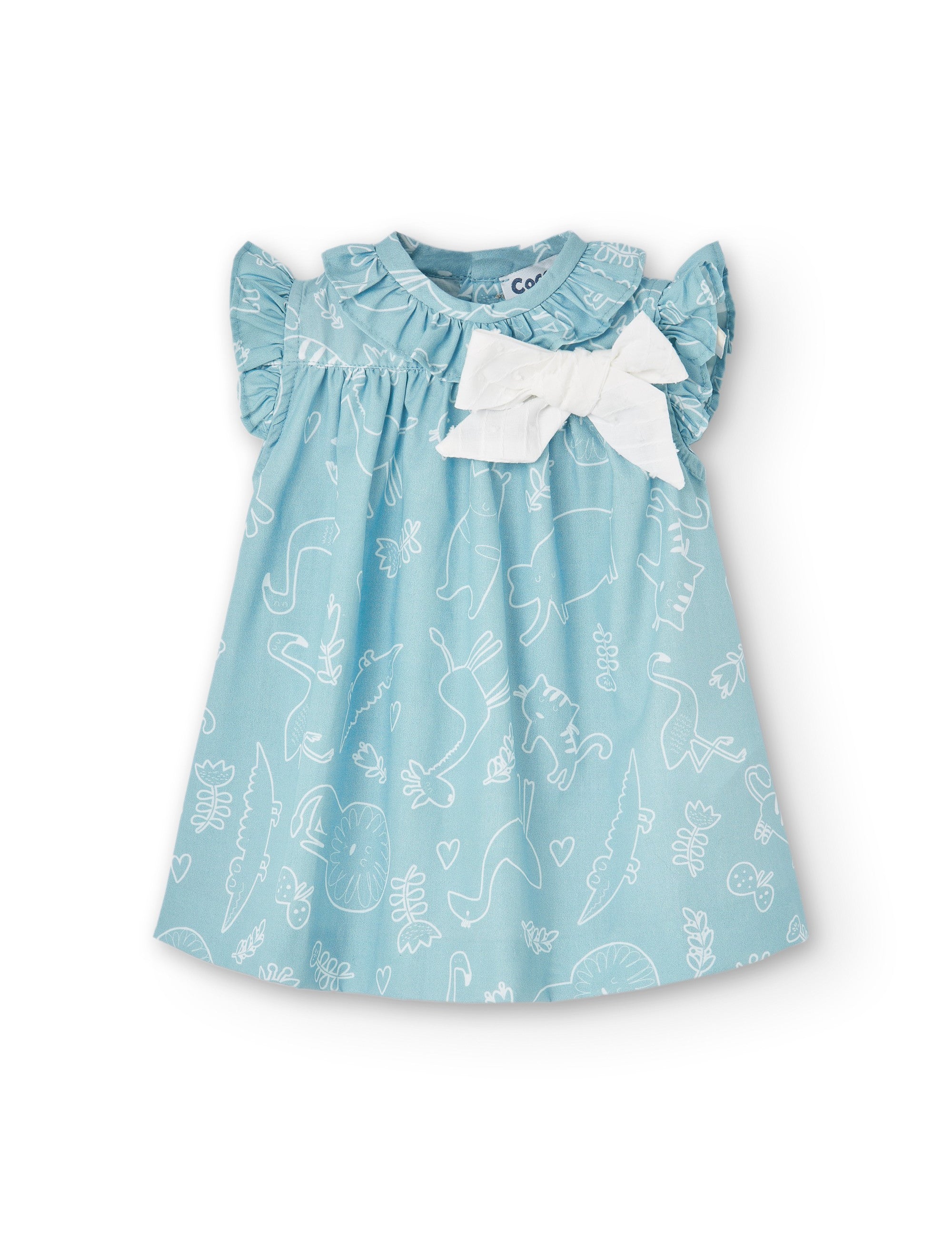 Vestido de bebé azul Cocote & Charanga VERANO/Outlet