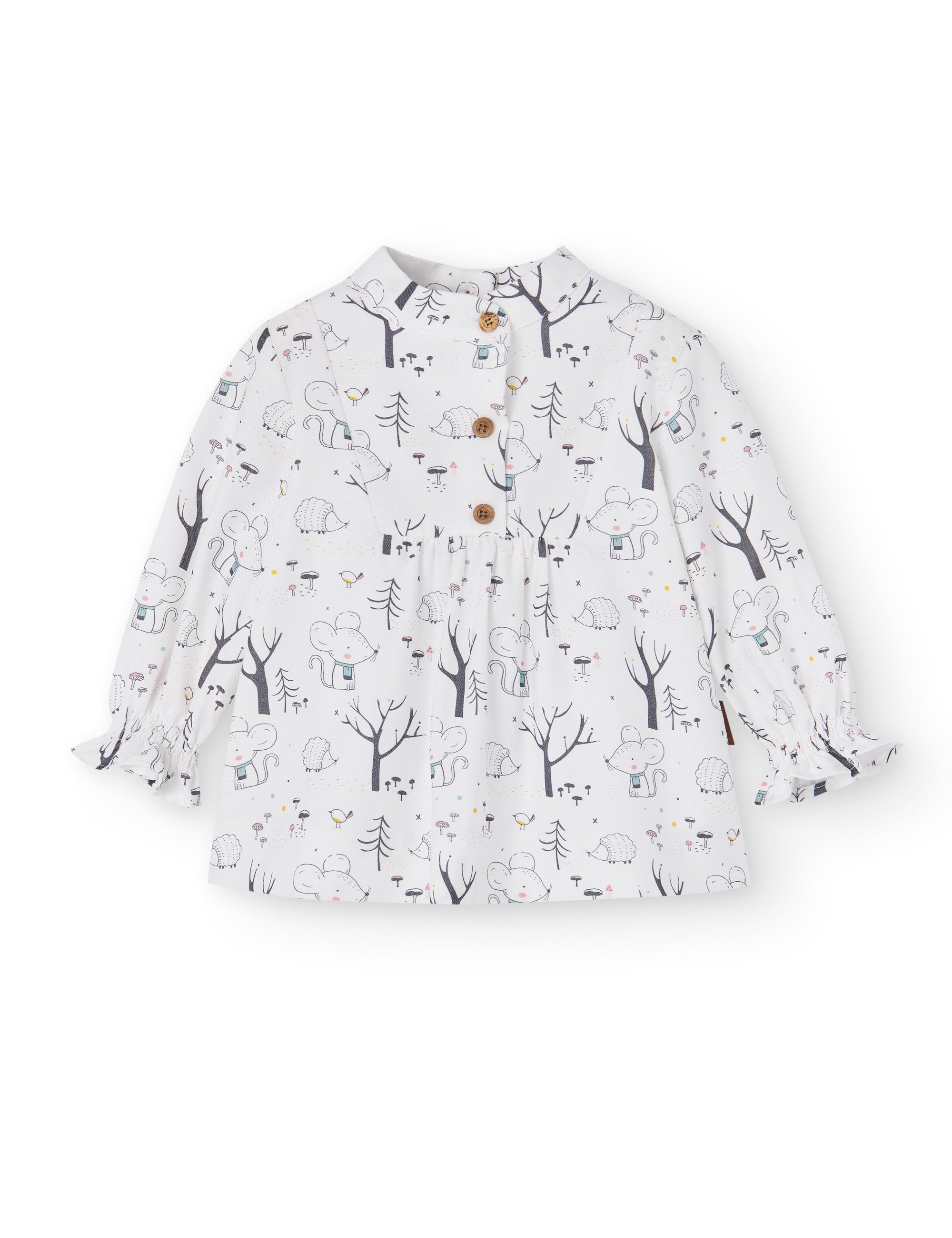 Vestido de bebé estampado Cocote y Charanga Charanga