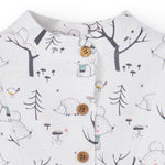 Vestido de bebé estampado Cocote y Charanga Charanga