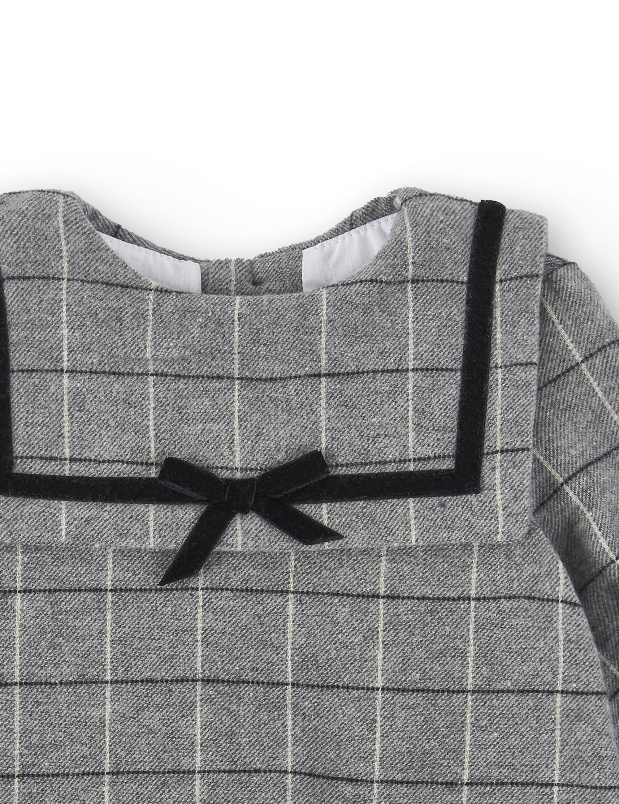 Vestido de bebé gris Cocote & Charanga Charanga