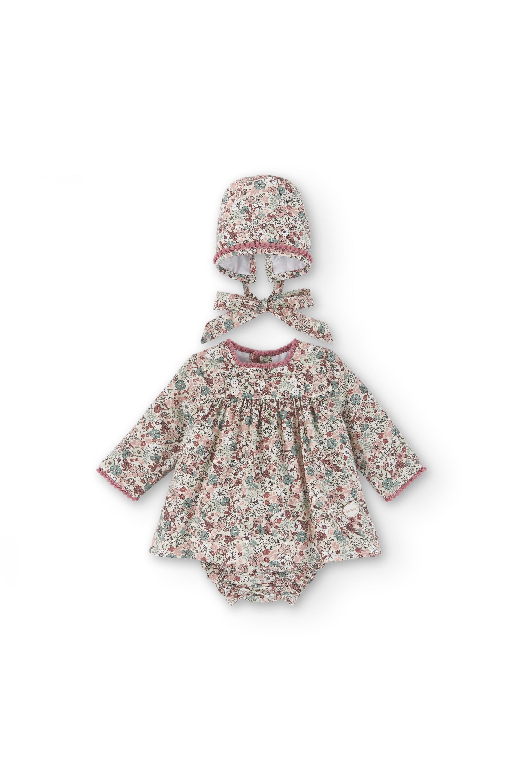 Vestido de bebé rosa Cocote & Charanga Charanga